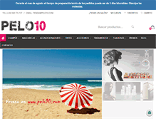 Tablet Screenshot of pelo10.com